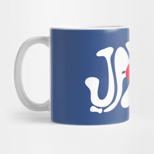 Japan Flag Typeface Mug